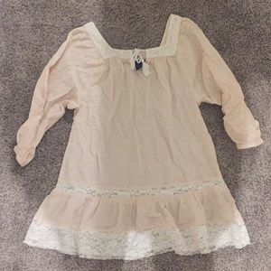 Hm light pink tunic size 4